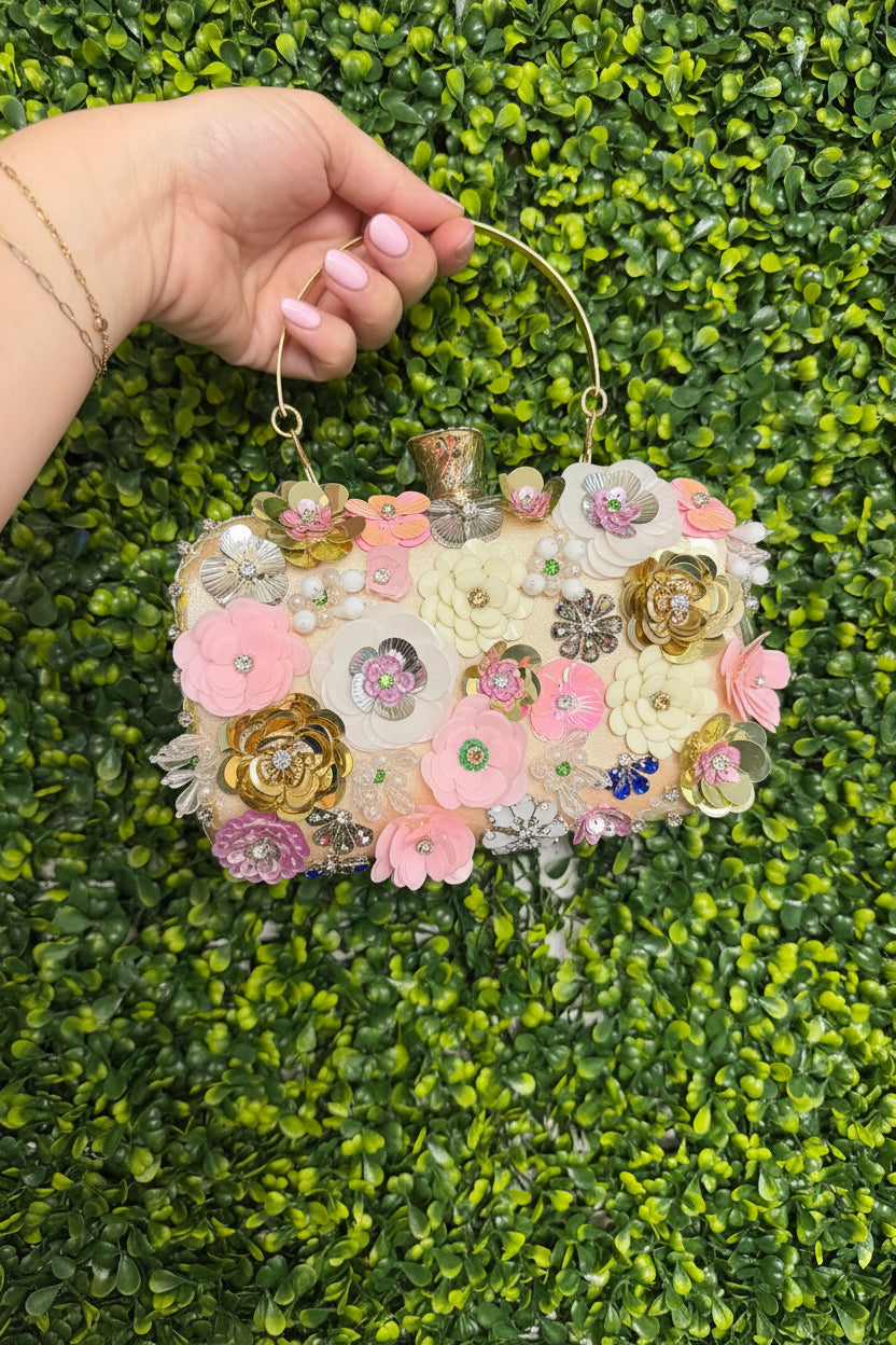 New Arrival Flower Clutch