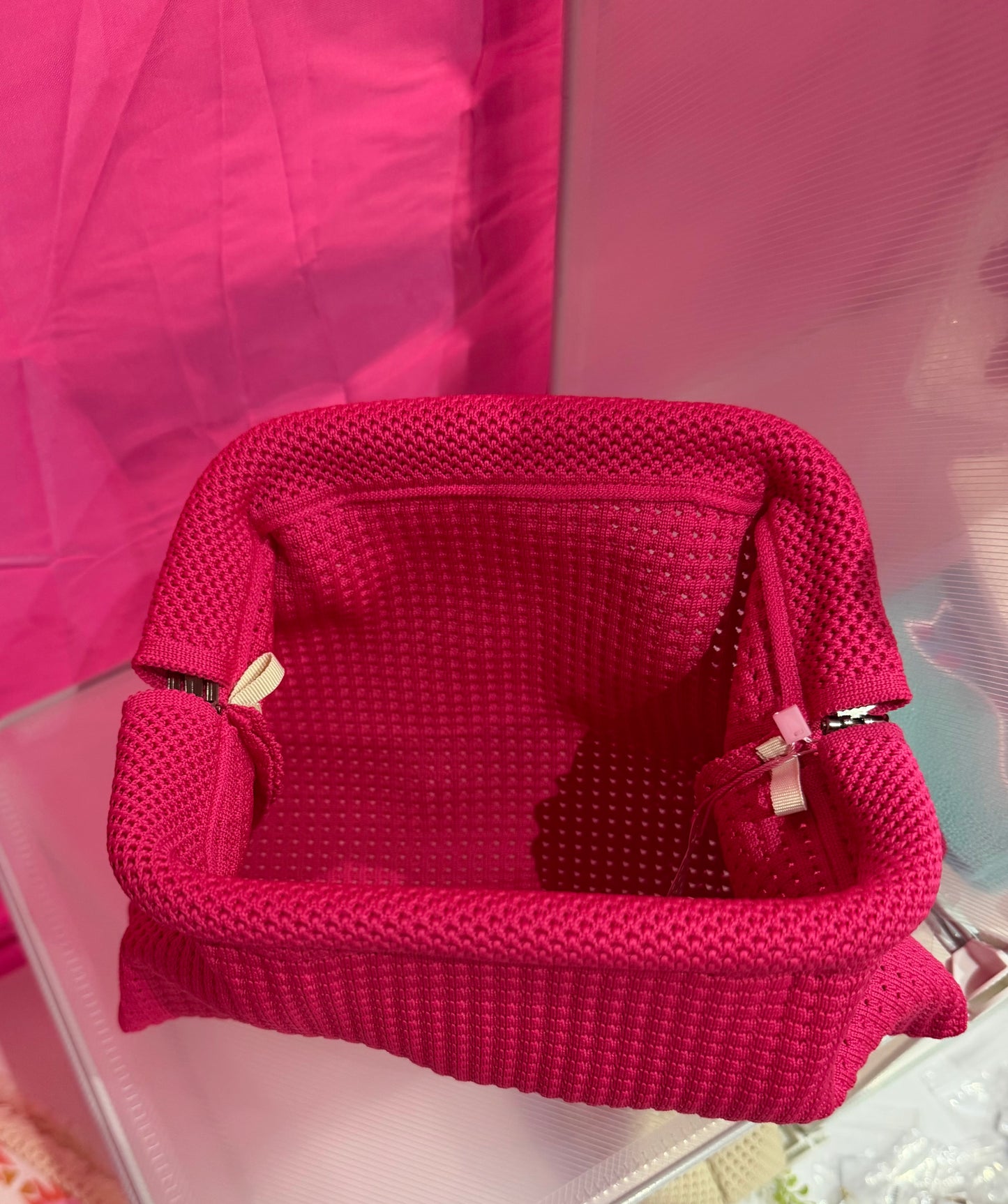 Canvas Solid Color Square Clutches