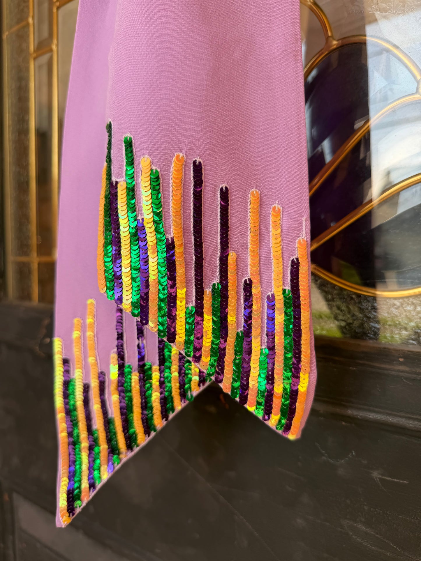 New Arrival Mardi Gras Wreath Sash