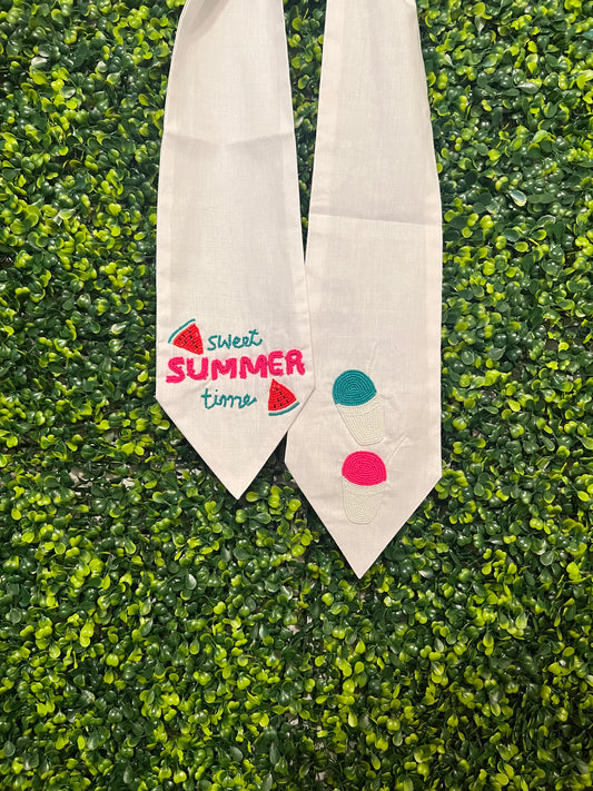 Sweet Summertime Wreath Sash