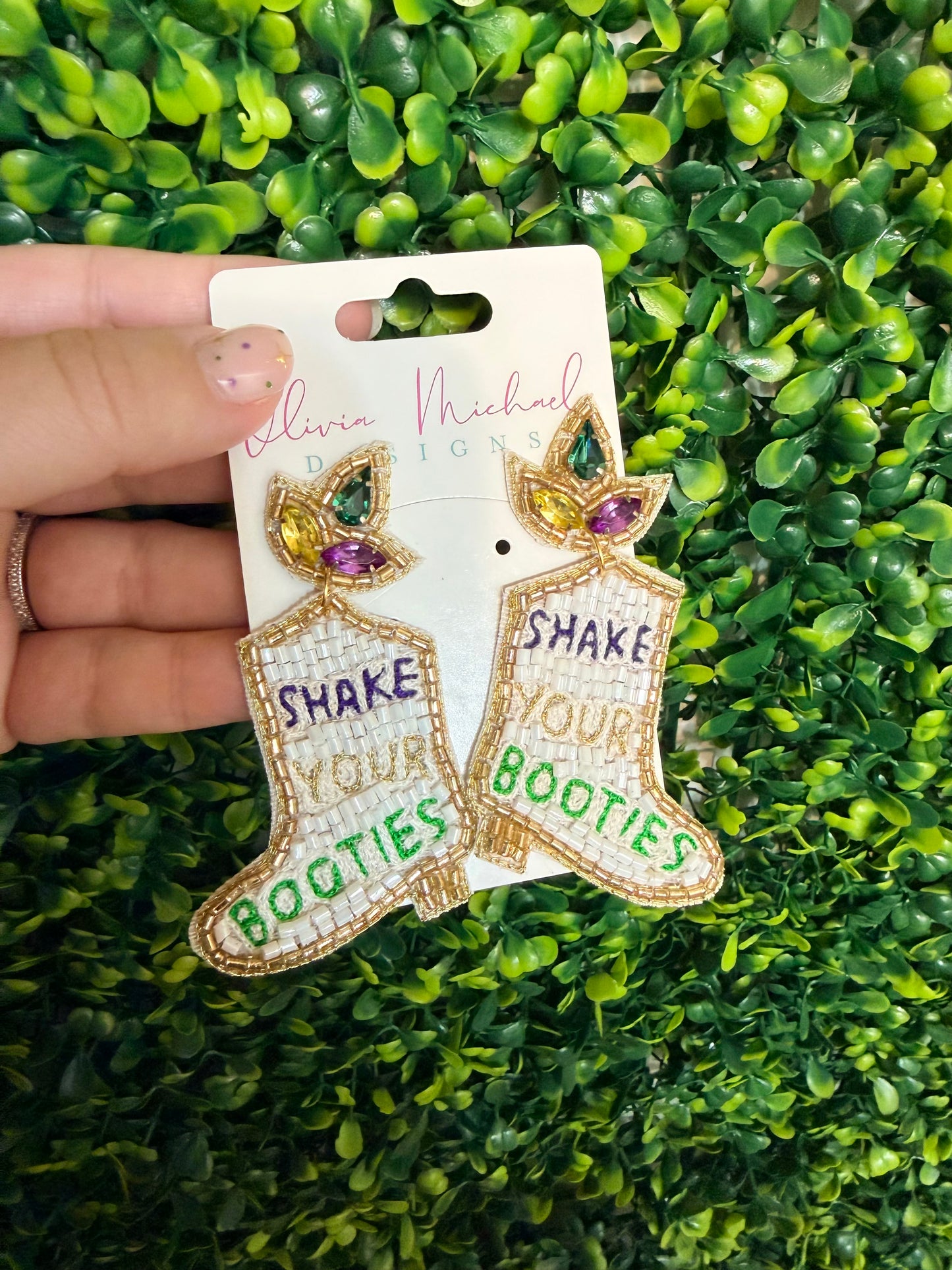 New Arrival Mardi Gras booties