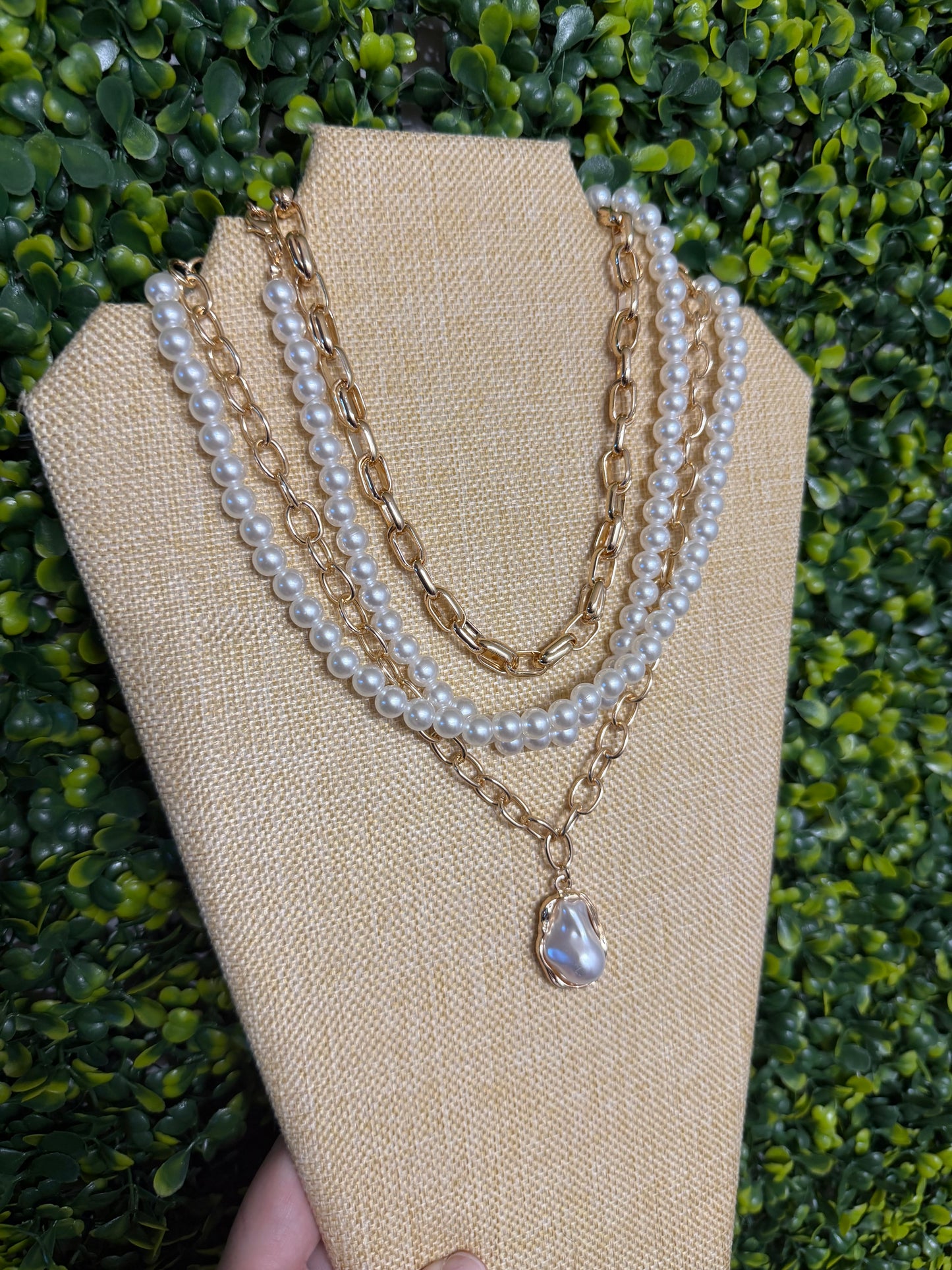 New Arrival Pearl Necklace set