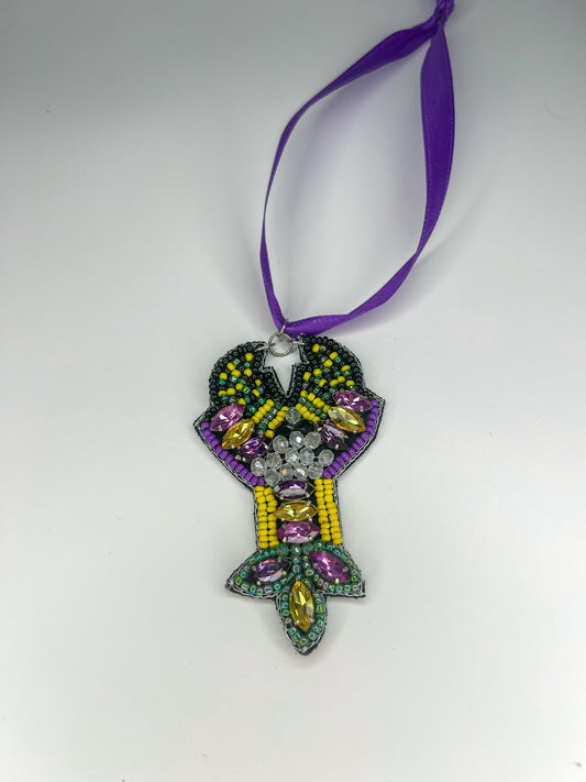 Mardi Gras Crawfish Ornament