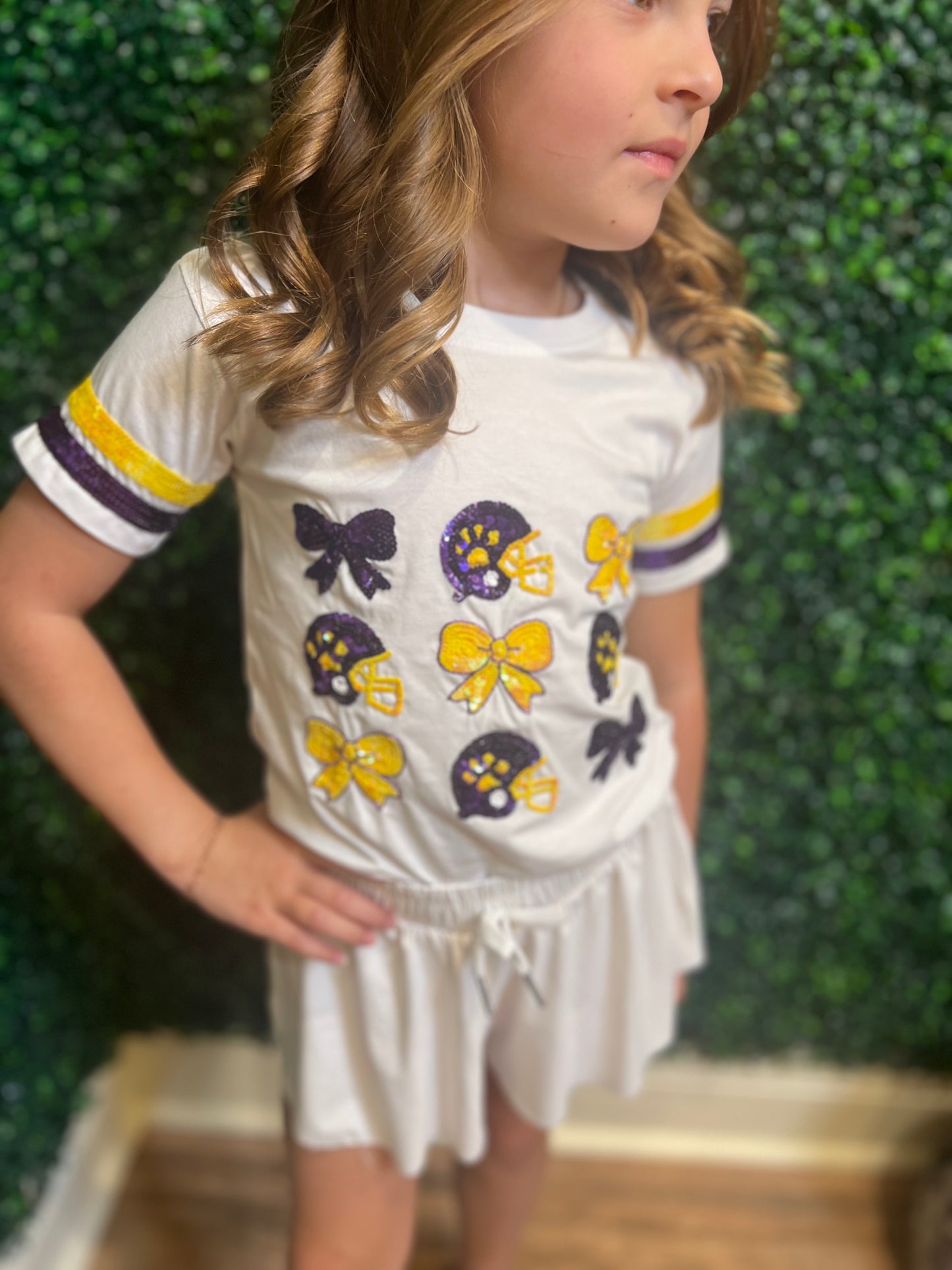 Sequin Girl Game Day Shirt