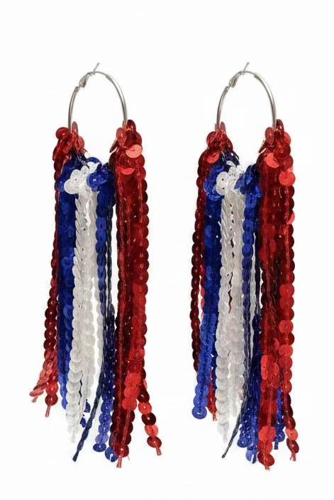 Custom Sequin earrings