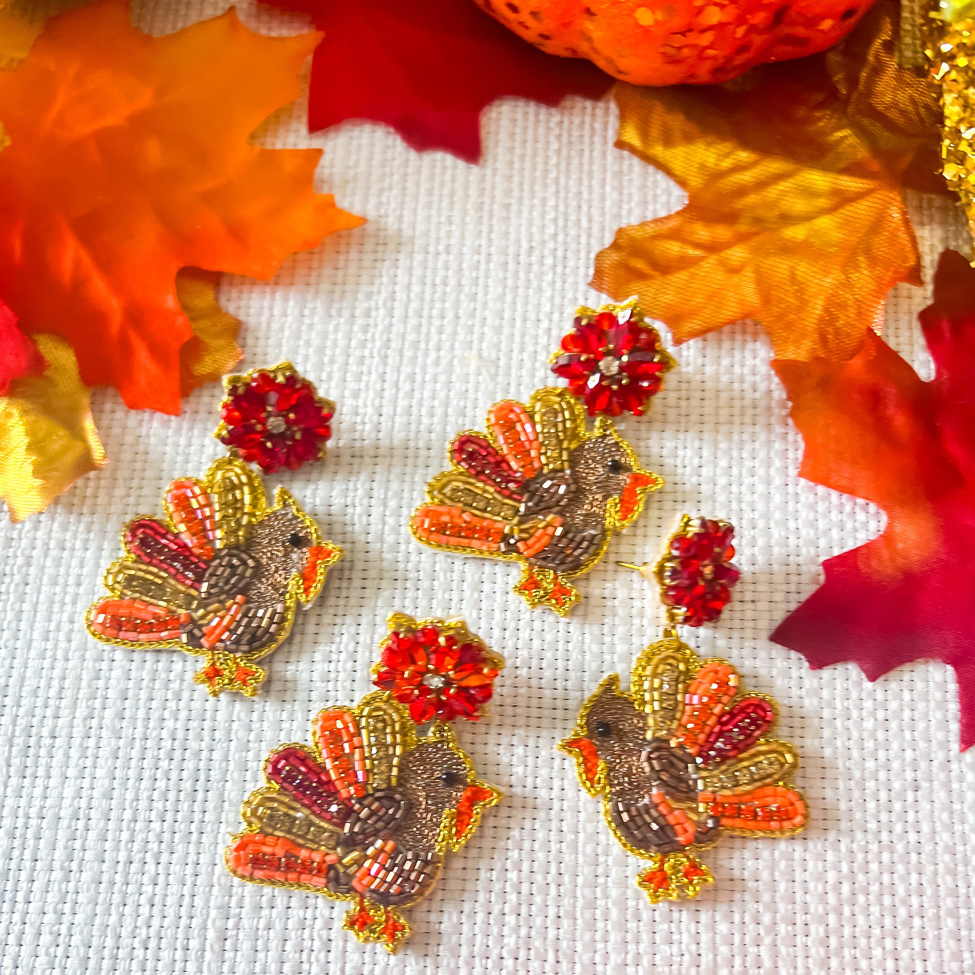 Turkey Luxe Earrings – Olivia Michael Designs