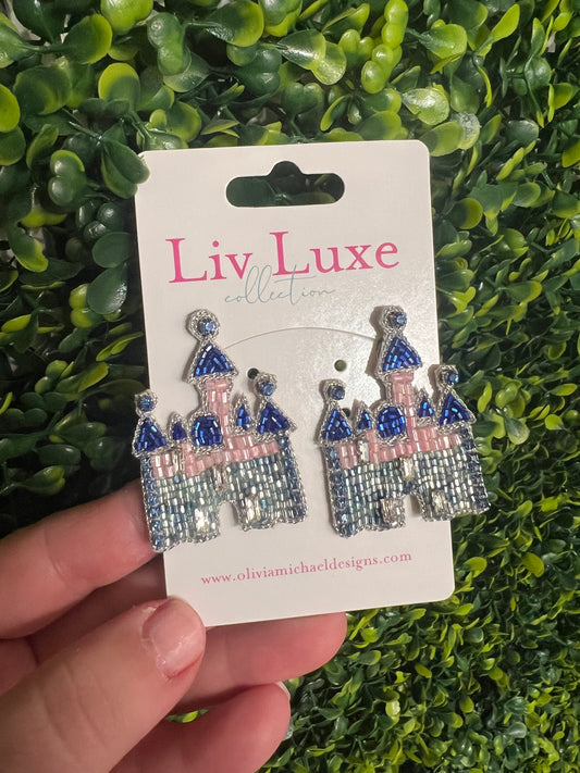 Liv Luxe Castle Earrings