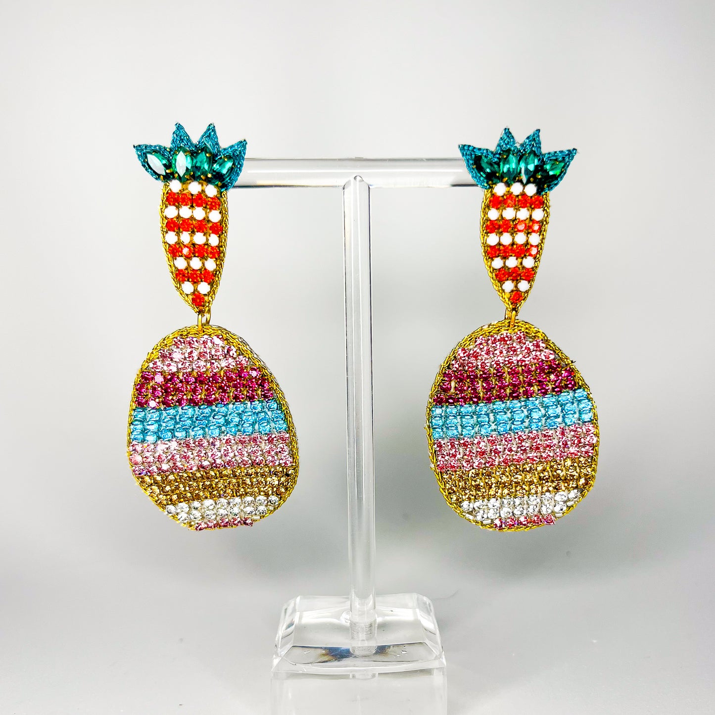 Egg Dangle Luxe Earrings