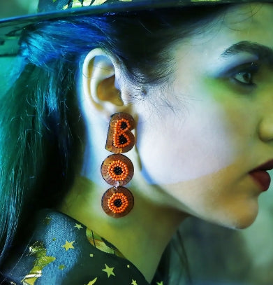 Boo Sequin Earrings