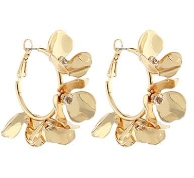 Linked flower Hoops