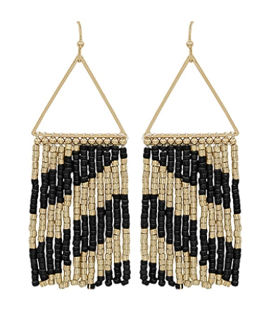 Seed bead Tassel Earrings