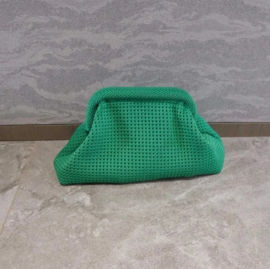 Canvas Solid Color Square Clutches
