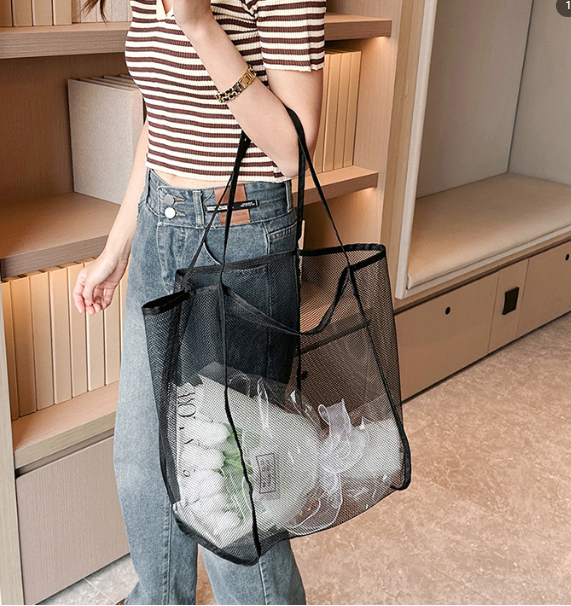 New Arrival Mesh Beach Tote
