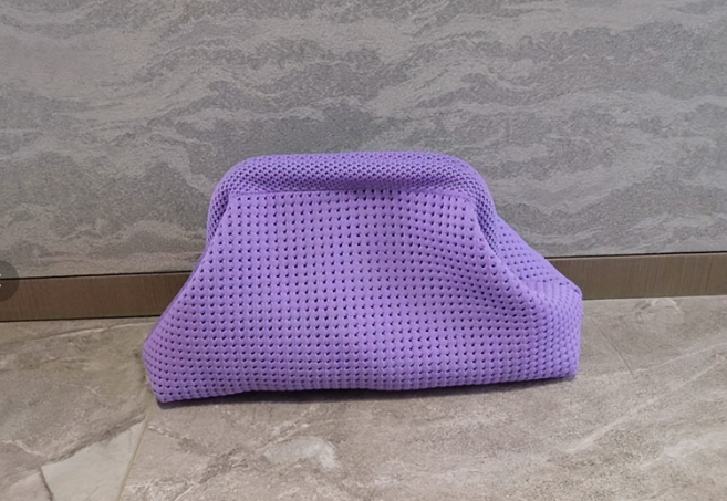 Canvas Solid Color Square Clutches
