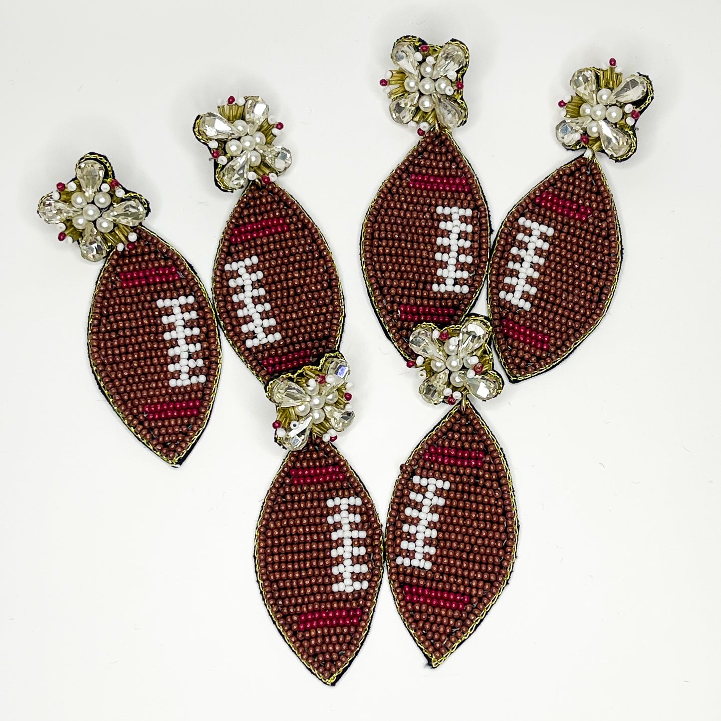 Beaded Footballs