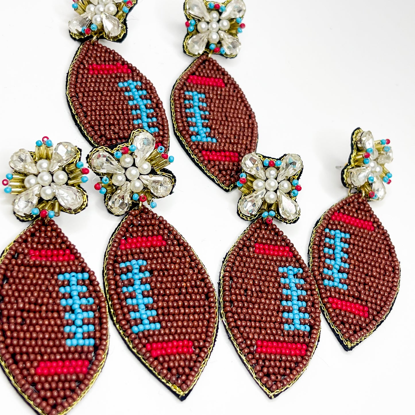 Beaded Footballs