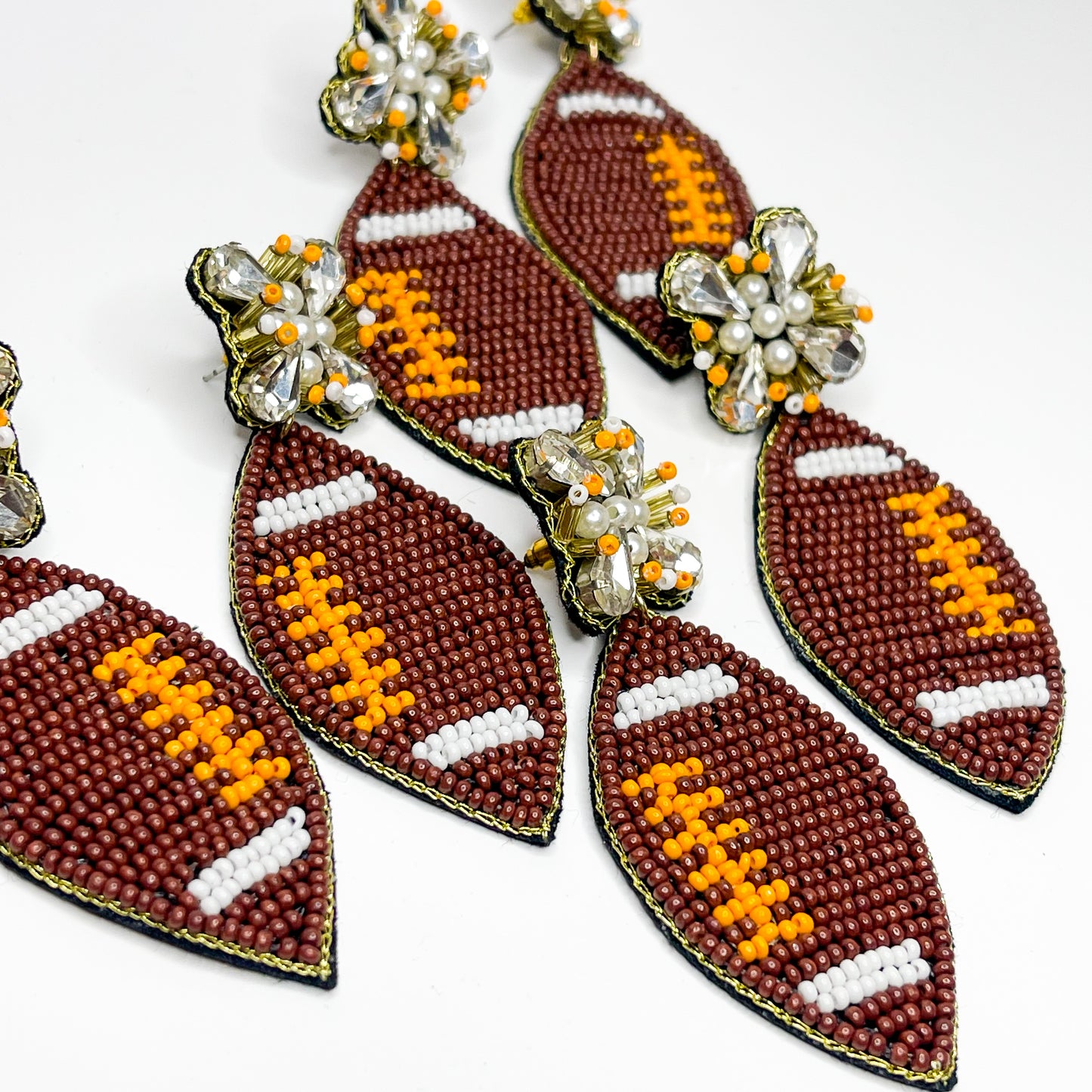 Beaded Footballs