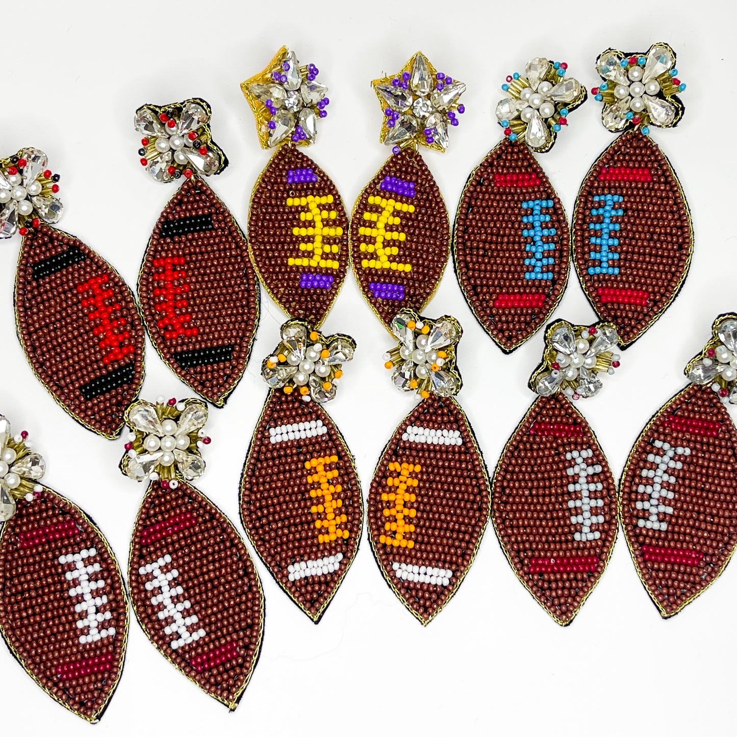 Beaded Footballs