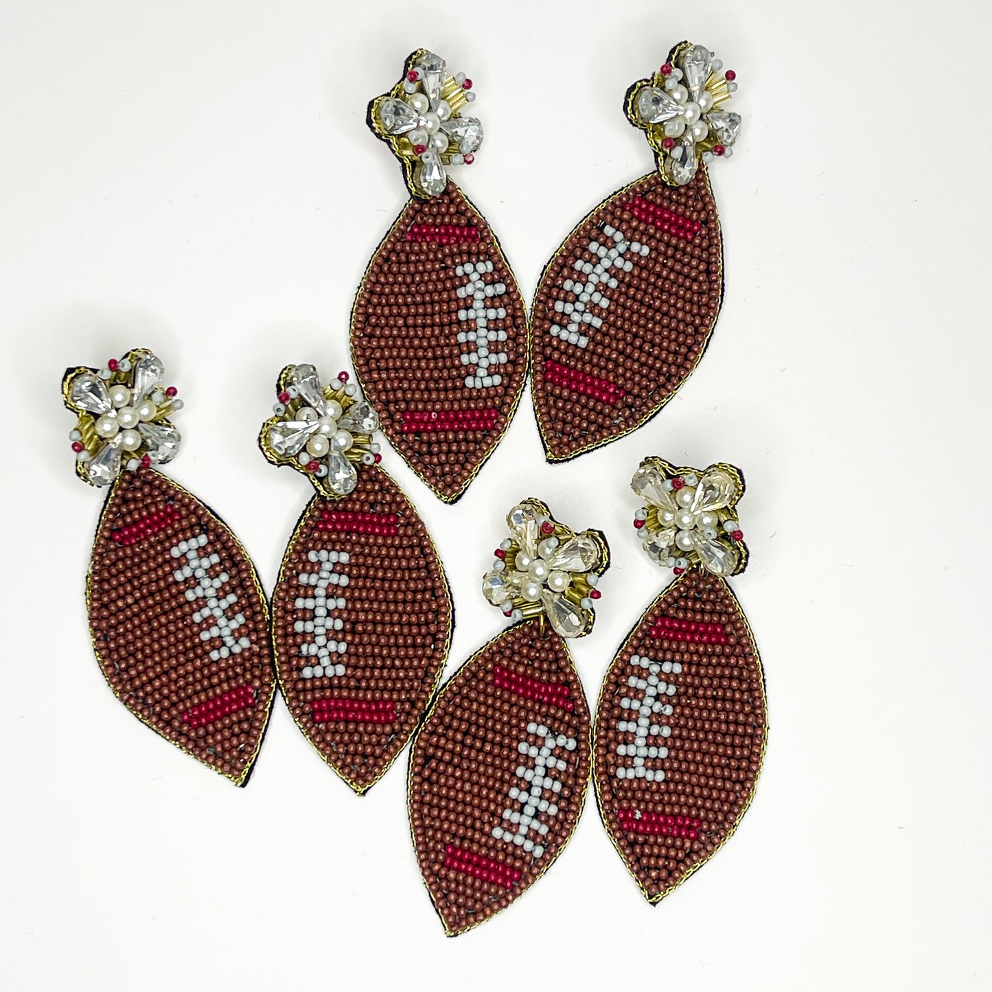 Beaded Footballs