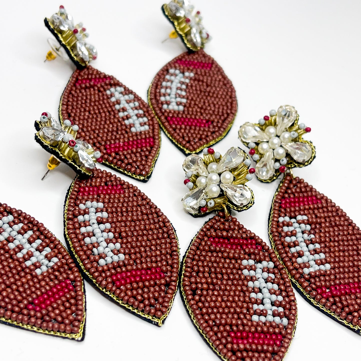 Beaded Footballs