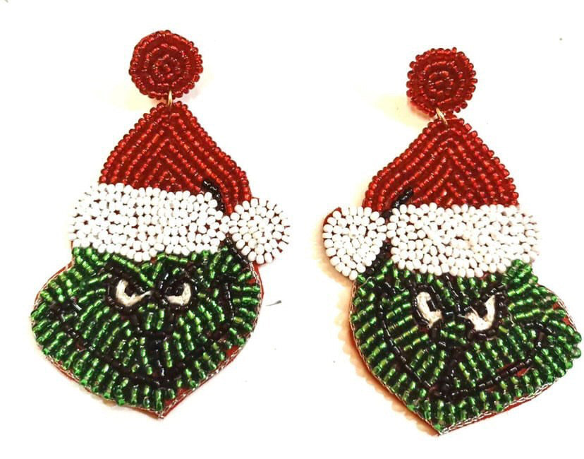 Grinch Earrings