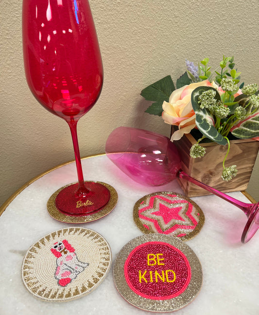 Be Kind Beaded Coaster