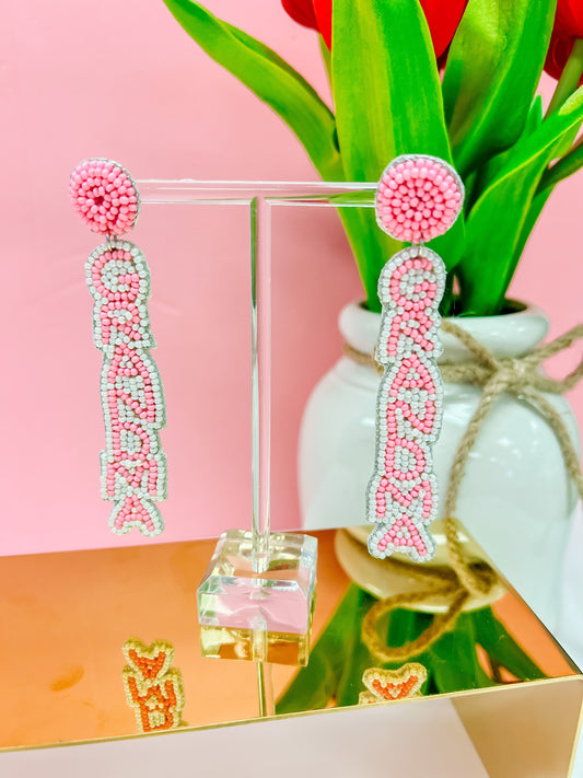 Grandma Beaded Earrings