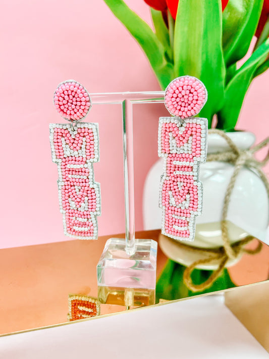 Meme Beaded Earrings