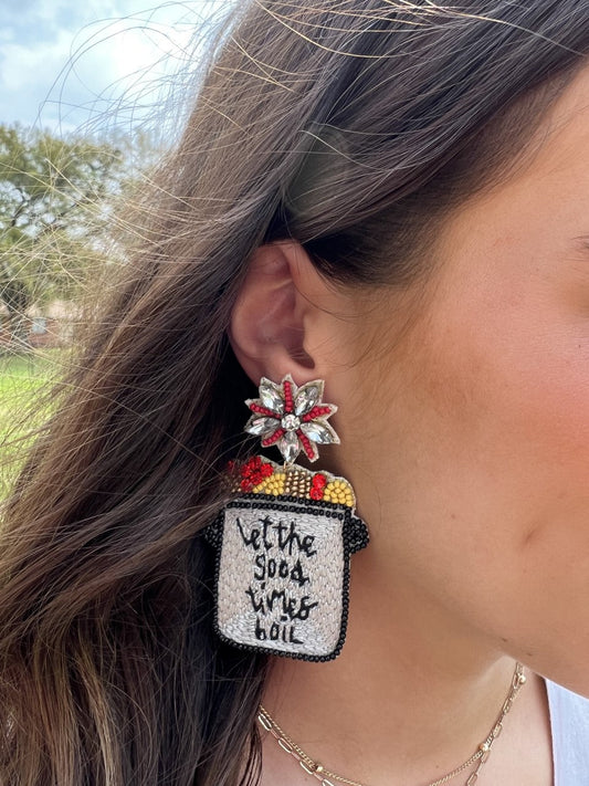 Crawfish Boil Earrings
